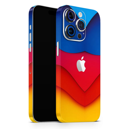 Colourful Abstract Pattern Matte Finish Latest Phone Skin