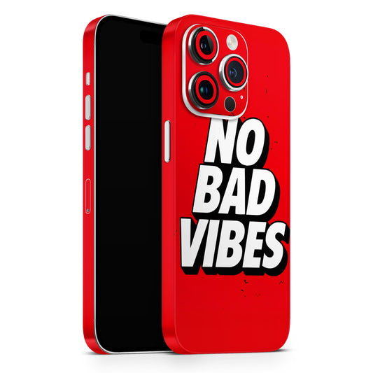 No Bad Vibes 3D Textured Latest Phone Skin