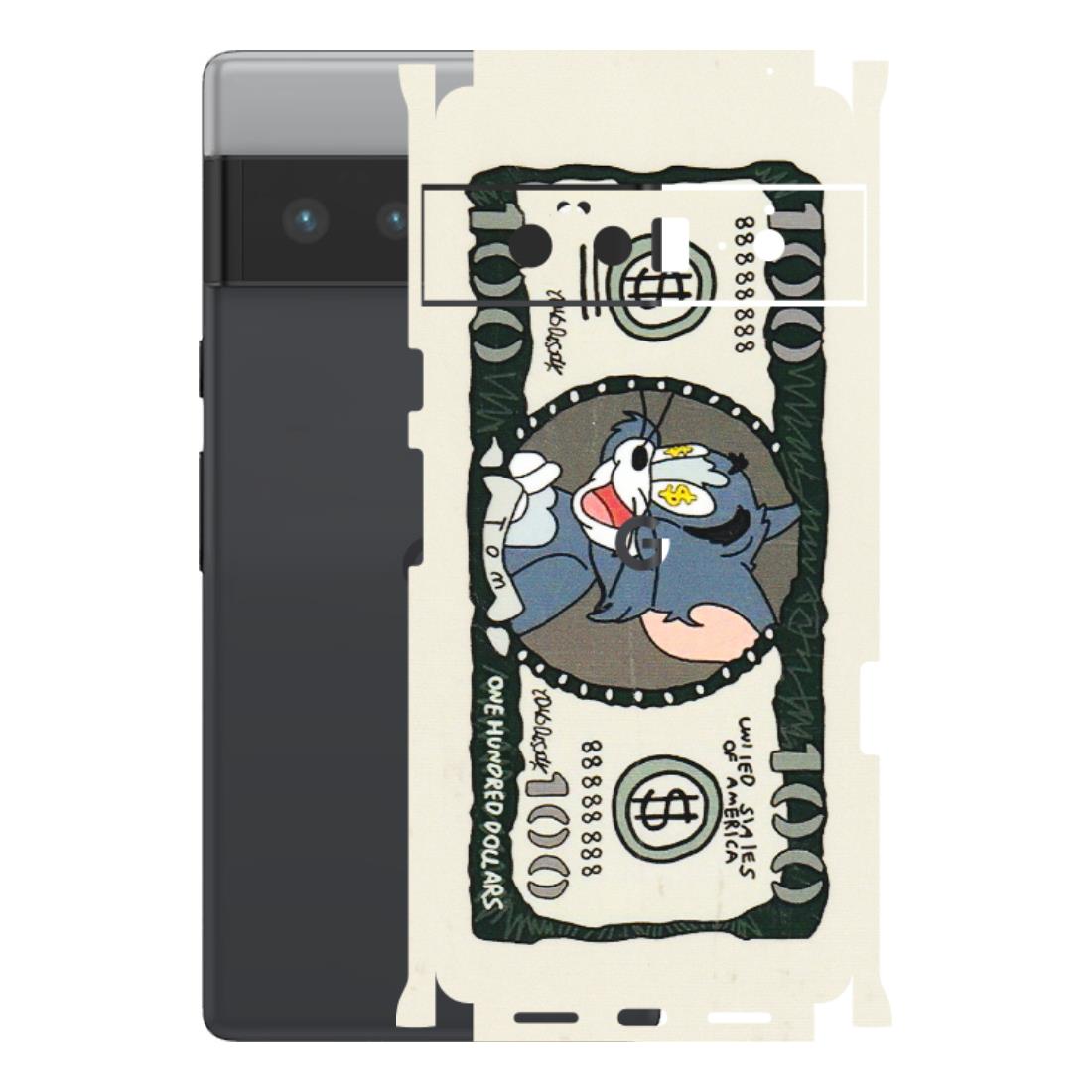 Google Pixel Phone Skins (All Models) - Tom Hundred Dollar - 3D Embossed Finish (L-324) Google Pixel 6 PRO