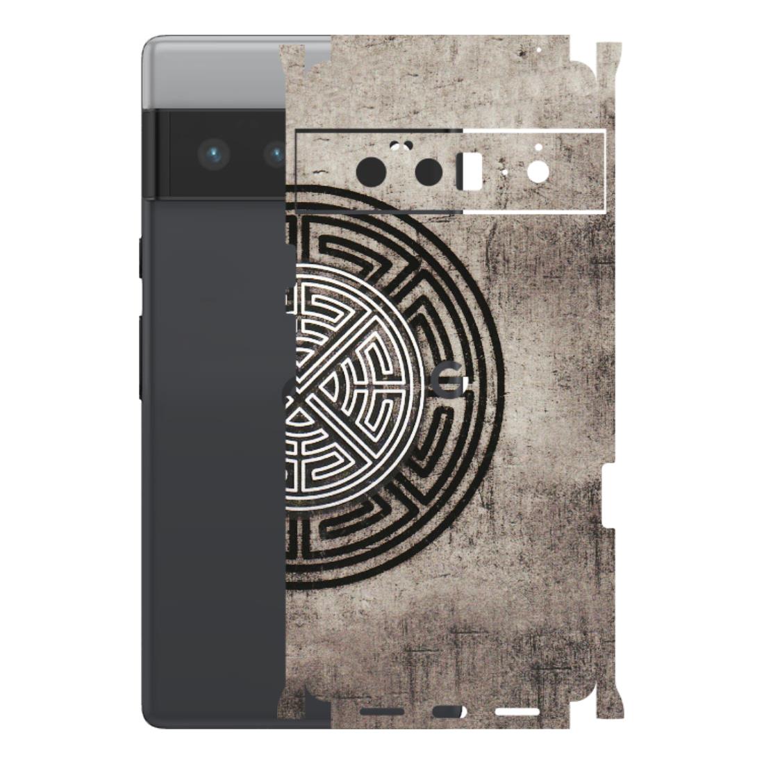 Google Pixel Phone Skins (All Models) - Mysterious Circular Design - 3D Embossed Finish (L-63) Google Pixel 6 PRO