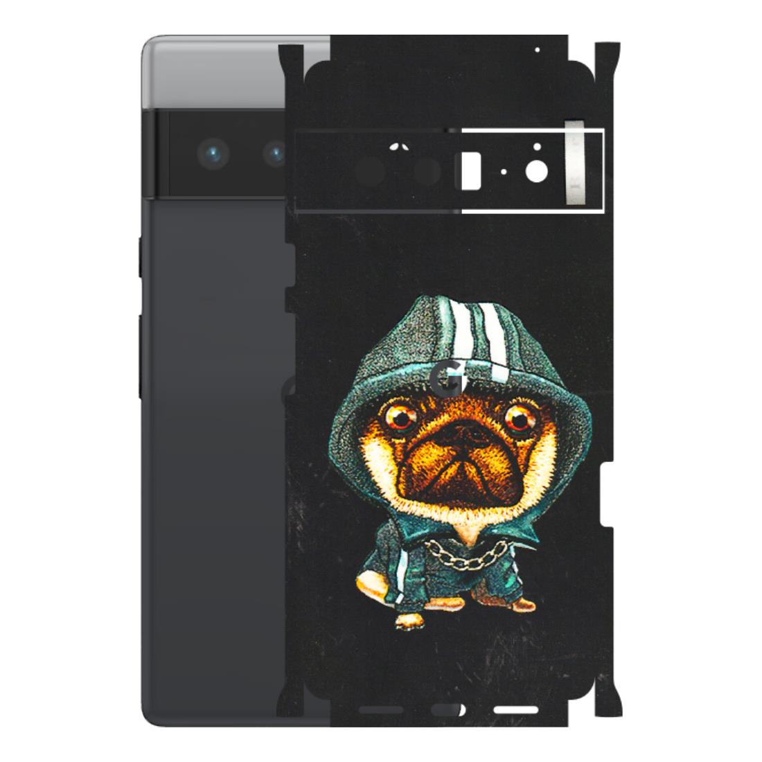 Google Pixel Phone Skins (All Models) - Puppy N Hoodie - 3D Embossed Finish (L-90) Google Pixel 6 PRO