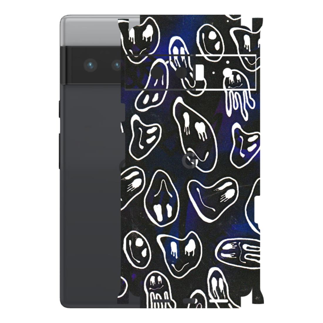 Google Pixel Phone Skins (All Models) - Distorted Smileys - 3D Embossed Finish (L-92) Google Pixel 6 PRO