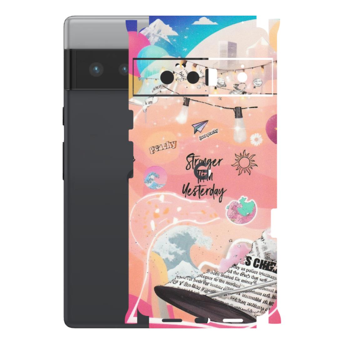 Google Pixel Phone Skins (All Models) - Stronger Then Yesterday - Matte Finish (M-128) Google Pixel 6 PRO