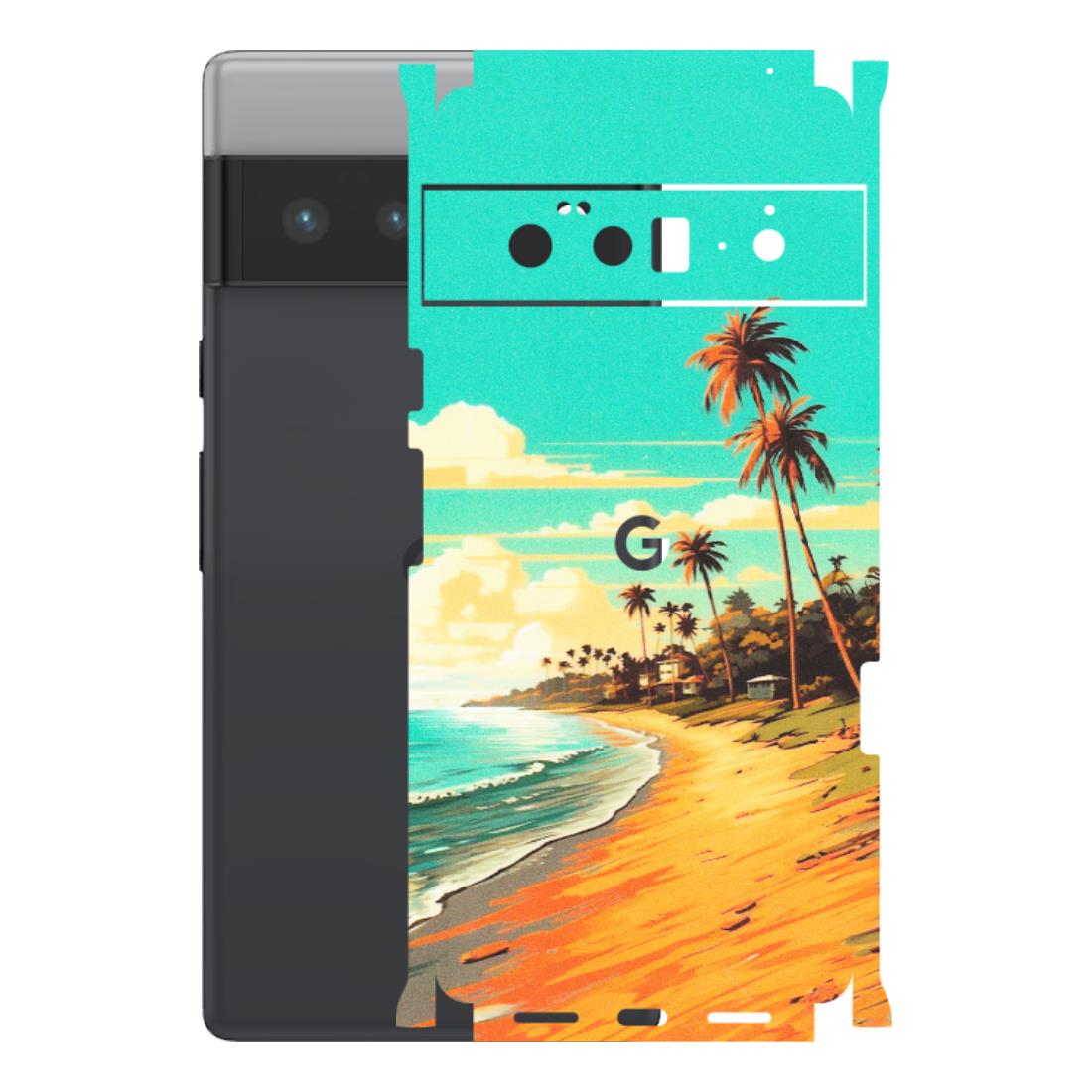 Google Pixel Phone Skins (All Models) - Miami Beach - Matte Finish (M-136) Google Pixel 6 PRO