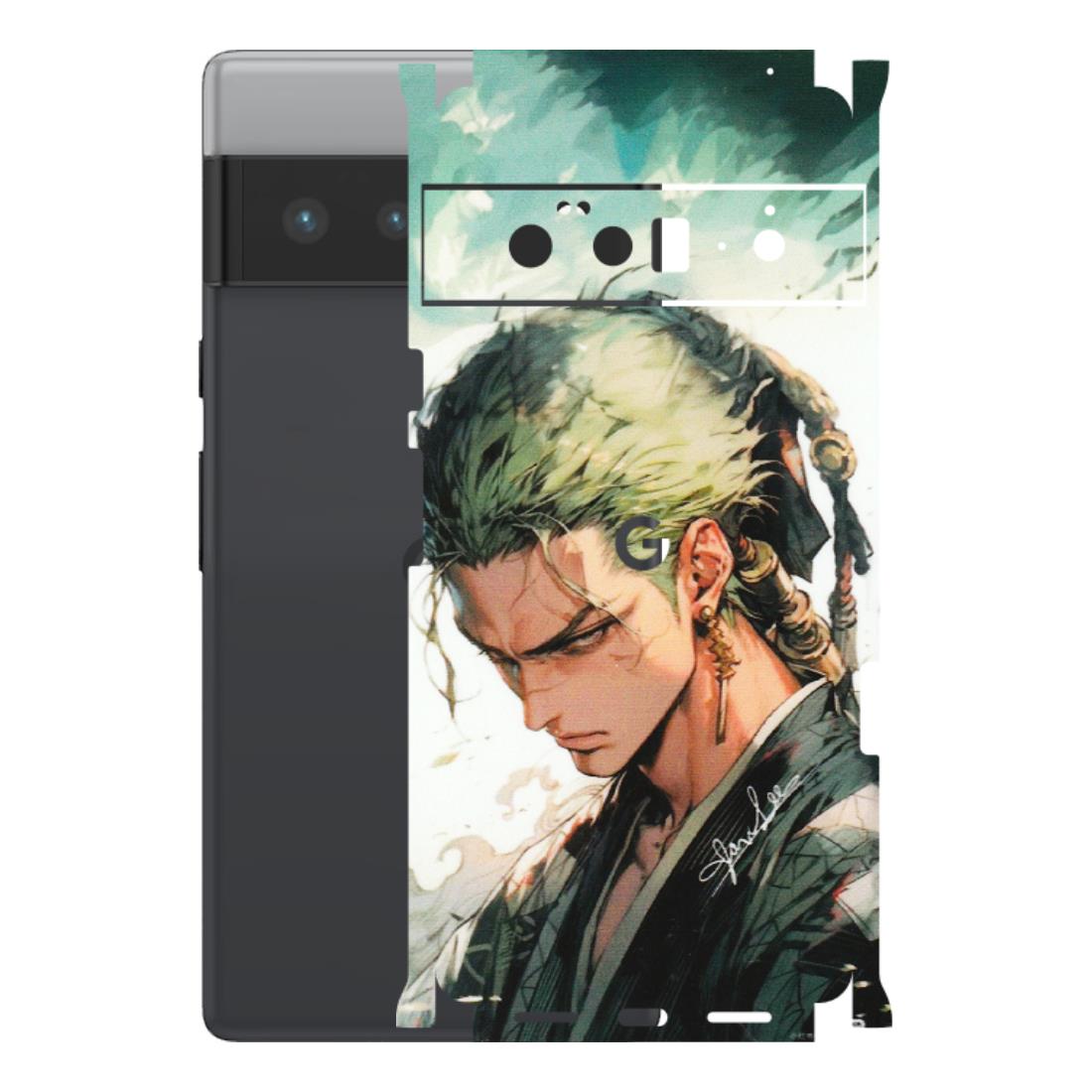 Google Pixel Phone Skins (All Models) - New Roronoa Zoro One Picece Anime - Matte Finish (M-140) Google Pixel 6 PRO