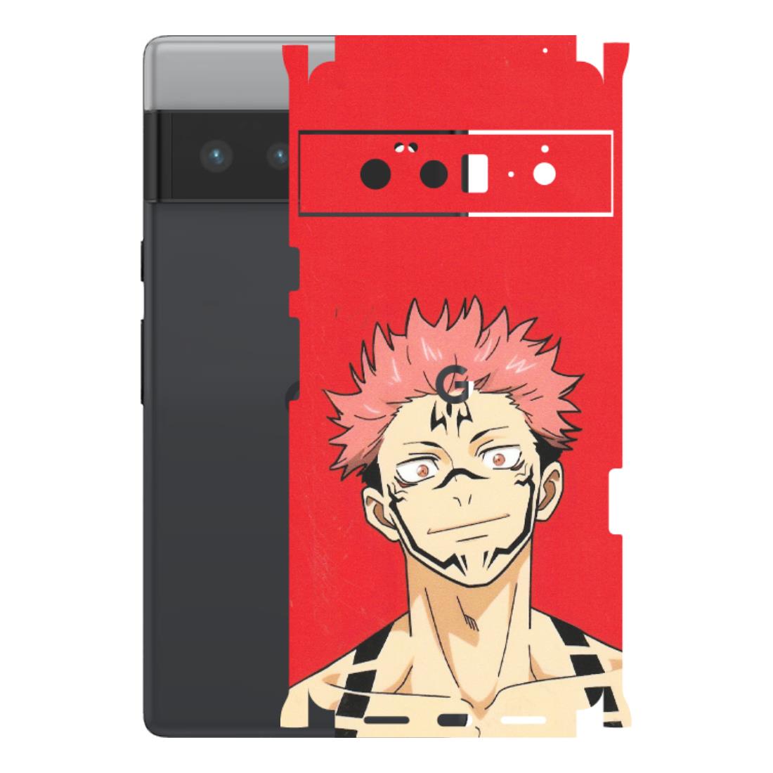 Google Pixel Phone Skins (All Models) - Ryomen Sukuna Fun Anime - Matte Finish (M-153) Google Pixel 6 PRO