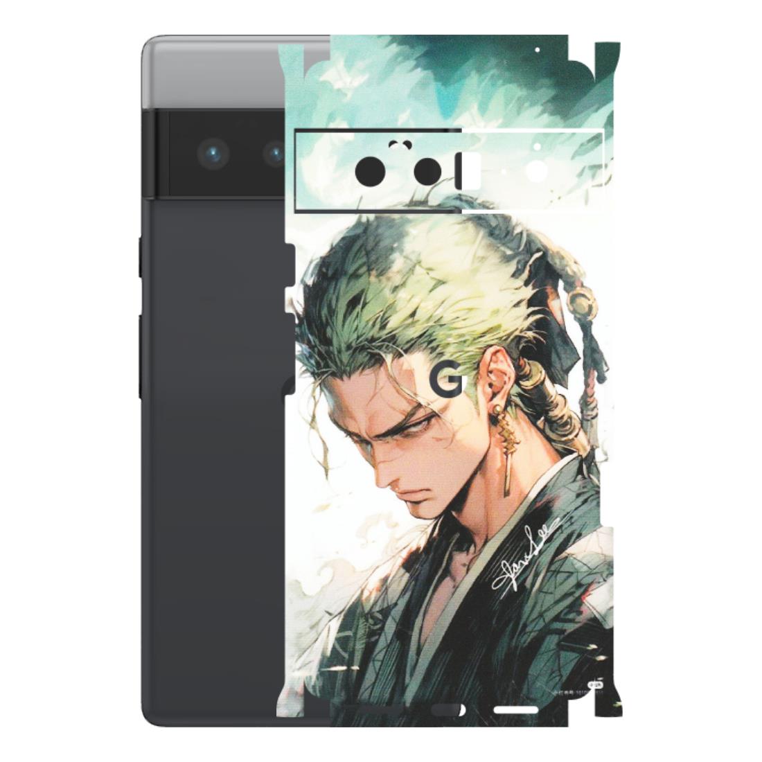 Google Pixel Phone Skins (All Models) - Pirate Hunter One Piece Anime - Matte Finish (M-157) Google Pixel 6 PRO