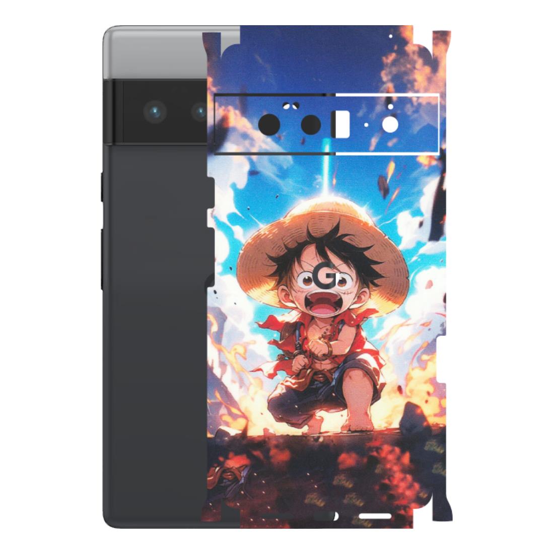 Google Pixel Phone Skins (All Models) - Toon One Piece Cute Character - Matte Finish (M-35) Google Pixel 6 PRO