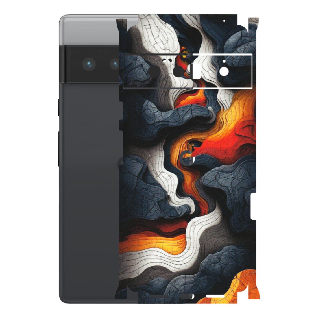 Google Pixel Phone Skins (All Models) - Abstract Volcanic Layers - Matte Finish (M-52) Google Pixel 6 PRO