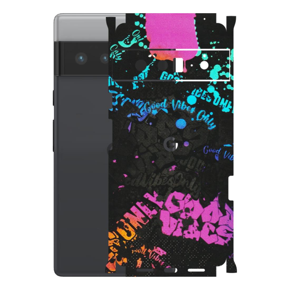 Google Pixel Phone Skins (All Models) - Majestic Black Vibes - Matte Finish (M-62) Google Pixel 6 PRO