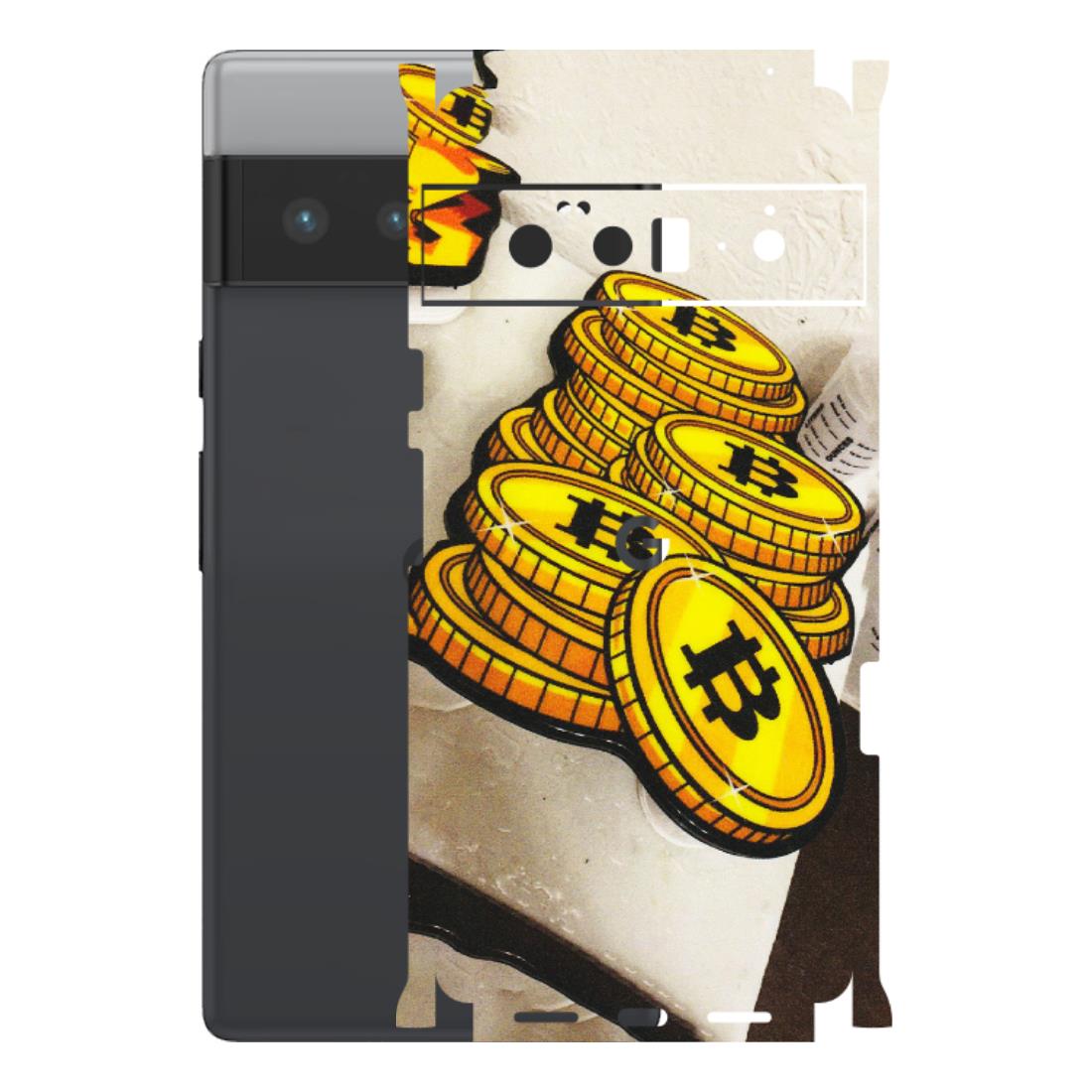 Google Pixel Phone Skins (All Models) - Billionaire Bitcoin Collection - Matte Finish (M-92) Google Pixel 6 PRO