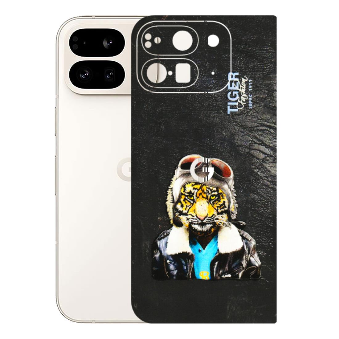Google Pixel Phone Skins (All Models) - Rider Tiger - 3D Embossed Finish (L-113) Google Pixel 9 PRO FOLD