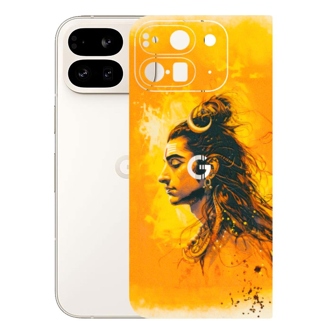 Google Pixel Phone Skins (All Models) - Shiv Shakti - 3D Embossed Finish (L-14) Google Pixel 9 PRO FOLD