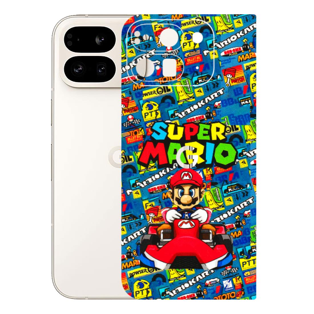 Google Pixel Phone Skins (All Models) - Super Mario Kart - 3D Embossed Finish (L-140) Google Pixel 9 PRO FOLD