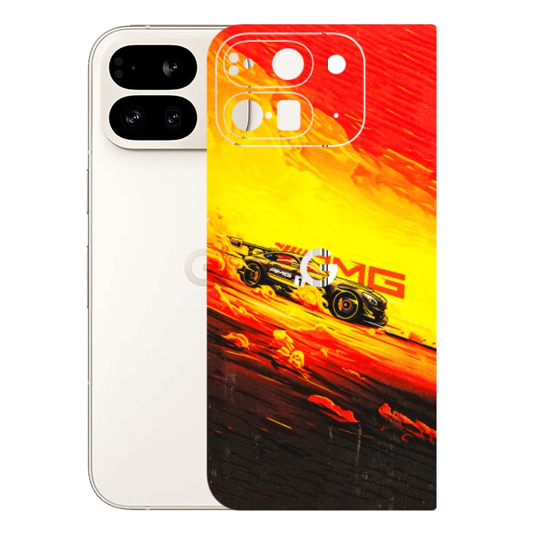 Google Pixel Phone Skins (All Models) - AMG Car Speed Cover - 3D Embossed Finish (L-256) Google Pixel 9 PRO FOLD