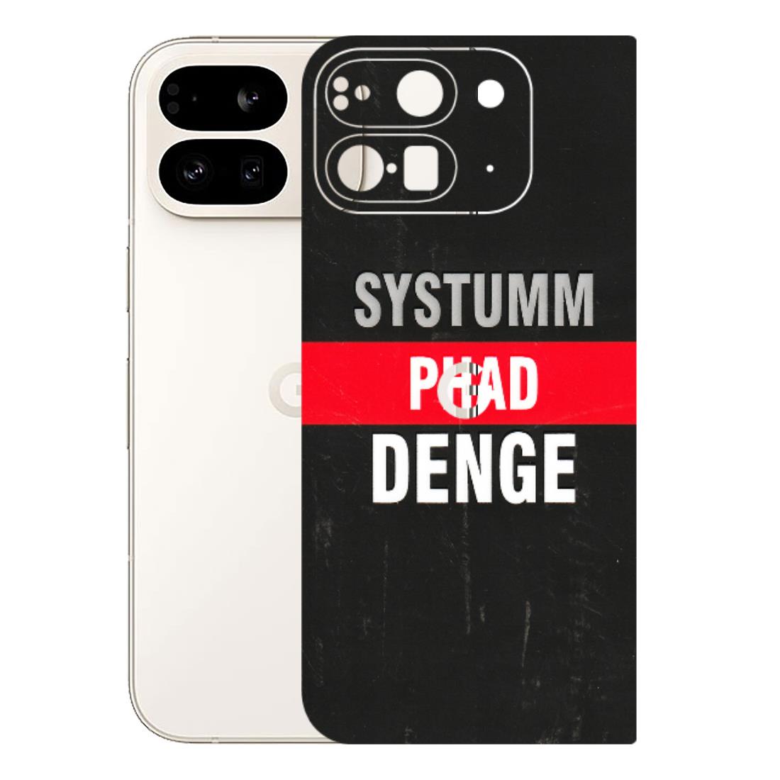 Google Pixel Phone Skins (All Models) - Systumm Phad Denge - 3D Embossed Finish (L-278) Google Pixel 9 PRO FOLD