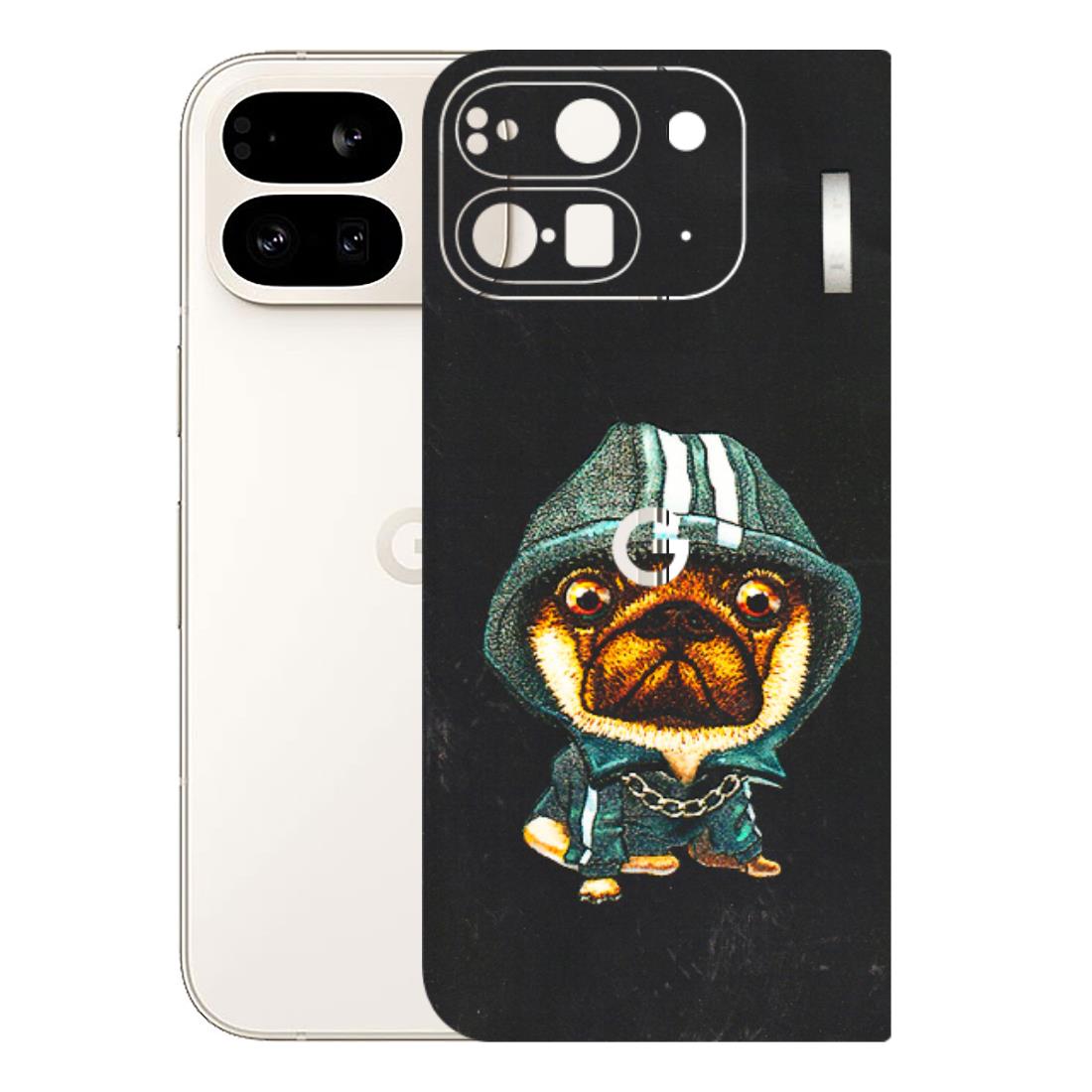 Google Pixel Phone Skins (All Models) - Puppy N Hoodie - 3D Embossed Finish (L-90) Google Pixel 9 PRO FOLD