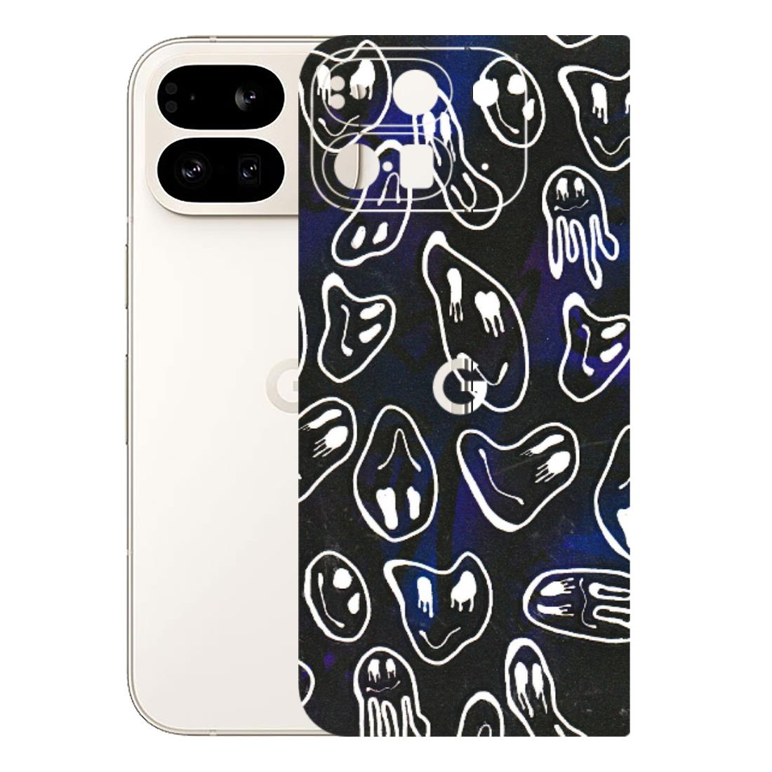 Google Pixel Phone Skins (All Models) - Distorted Smileys - 3D Embossed Finish (L-92) Google Pixel 9 PRO FOLD