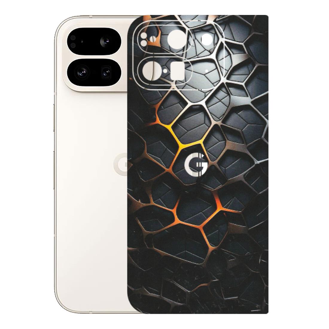 Google Pixel Phone Skins (All Models) - New Abstract Graphite Tiles - Matte Finish (M-130) Google Pixel 9 PRO FOLD