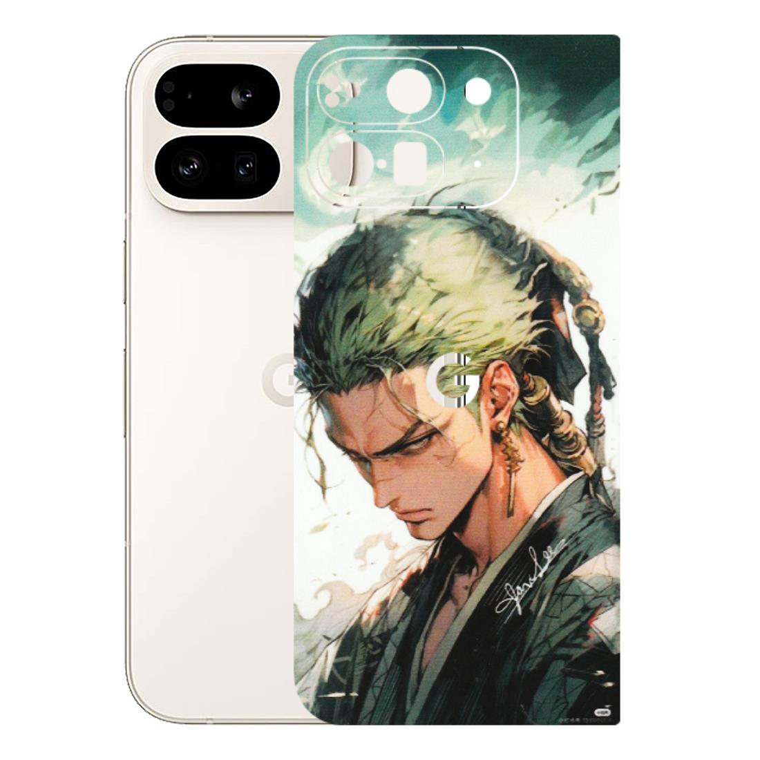 Google Pixel Phone Skins (All Models) - New Roronoa Zoro One Picece Anime - Matte Finish (M-140) Google Pixel 9 PRO FOLD