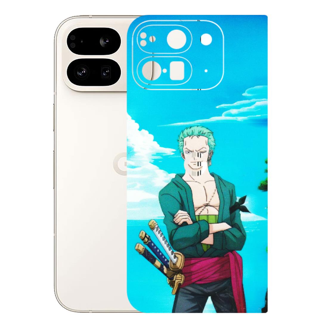 Google Pixel Phone Skins (All Models) - Cool Swordman Zoro Anime - Matte Finish (M-143) Google Pixel 9 PRO FOLD