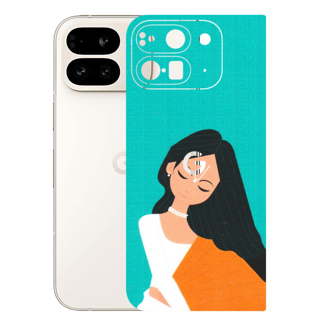 Google Pixel Phone Skins (All Models) - Radhe Radhe With Hindu Symbol - Matte Finish (M-164) Google Pixel 9 PRO FOLD