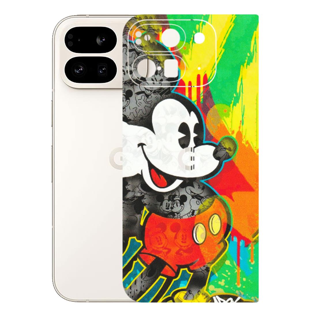 Google Pixel Phone Skins (All Models) - Multiple Mickey With Colourful Texture - Matte Finish (M-84) Google Pixel 9 PRO FOLD