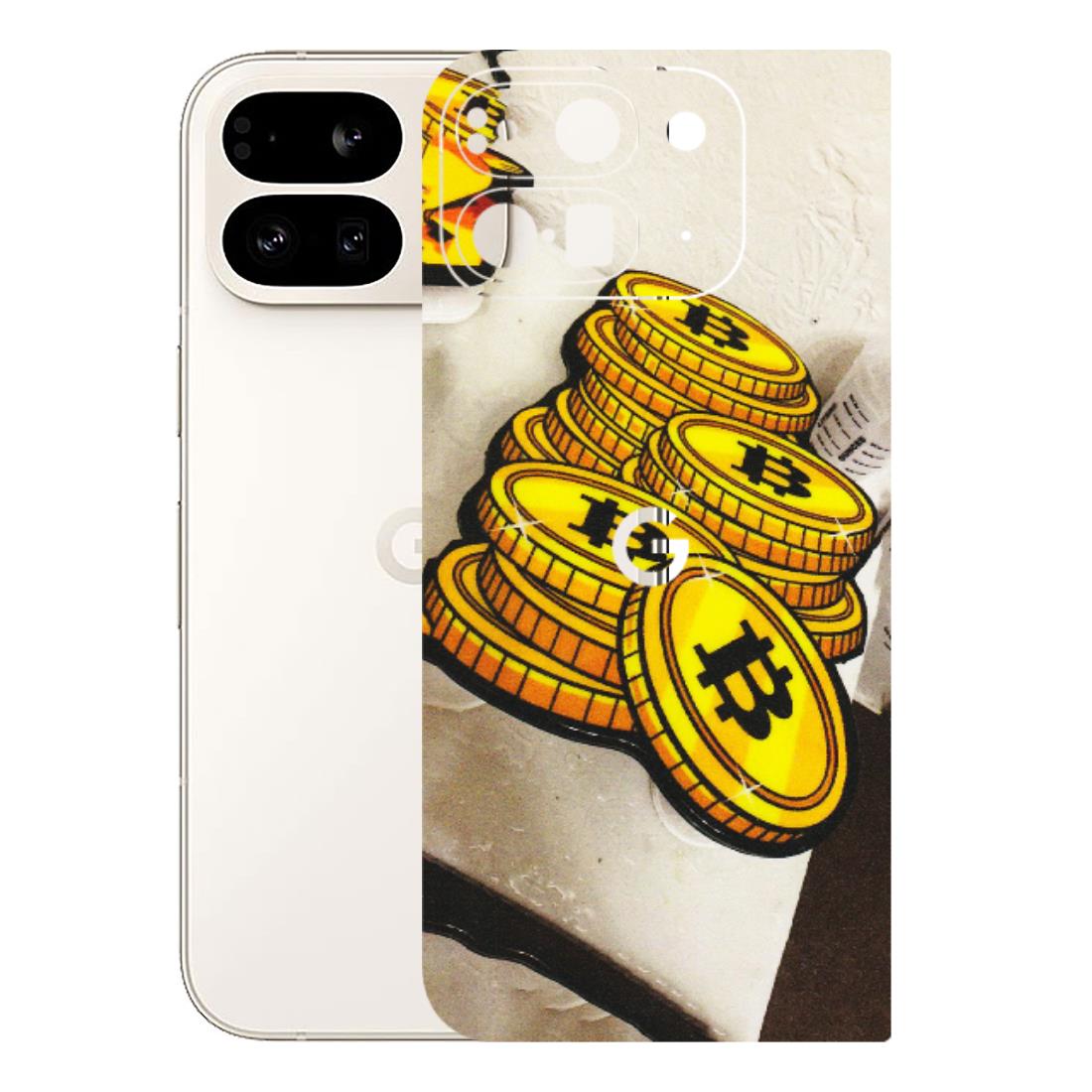 Google Pixel Phone Skins (All Models) - Billionaire Bitcoin Collection - Matte Finish (M-92) Google Pixel 9 PRO FOLD