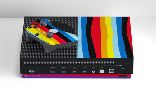Xbox Series S Colourful Striped Matte Finish Skin