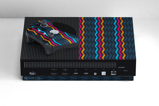Xbox Series S Zig Zag Line Pattern Matte Finish Skin