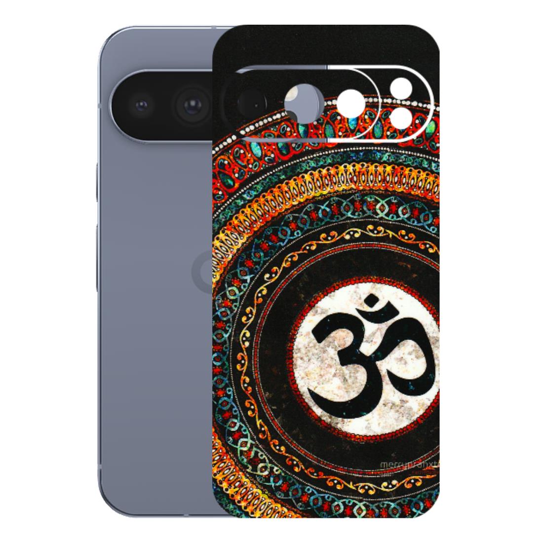 Google Pixel Phone Skins (All Models) - Aum Chant Abstract - 3D Embossed Finish (L-42) Google Pixel 10 Pro