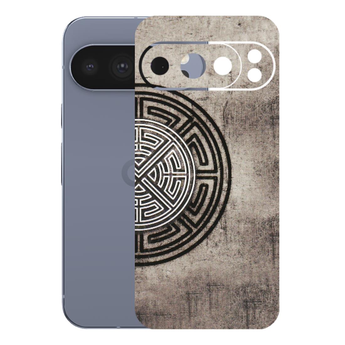 Google Pixel Phone Skins (All Models) - Mysterious Circular Design - 3D Embossed Finish (L-63) Google Pixel 10 Pro