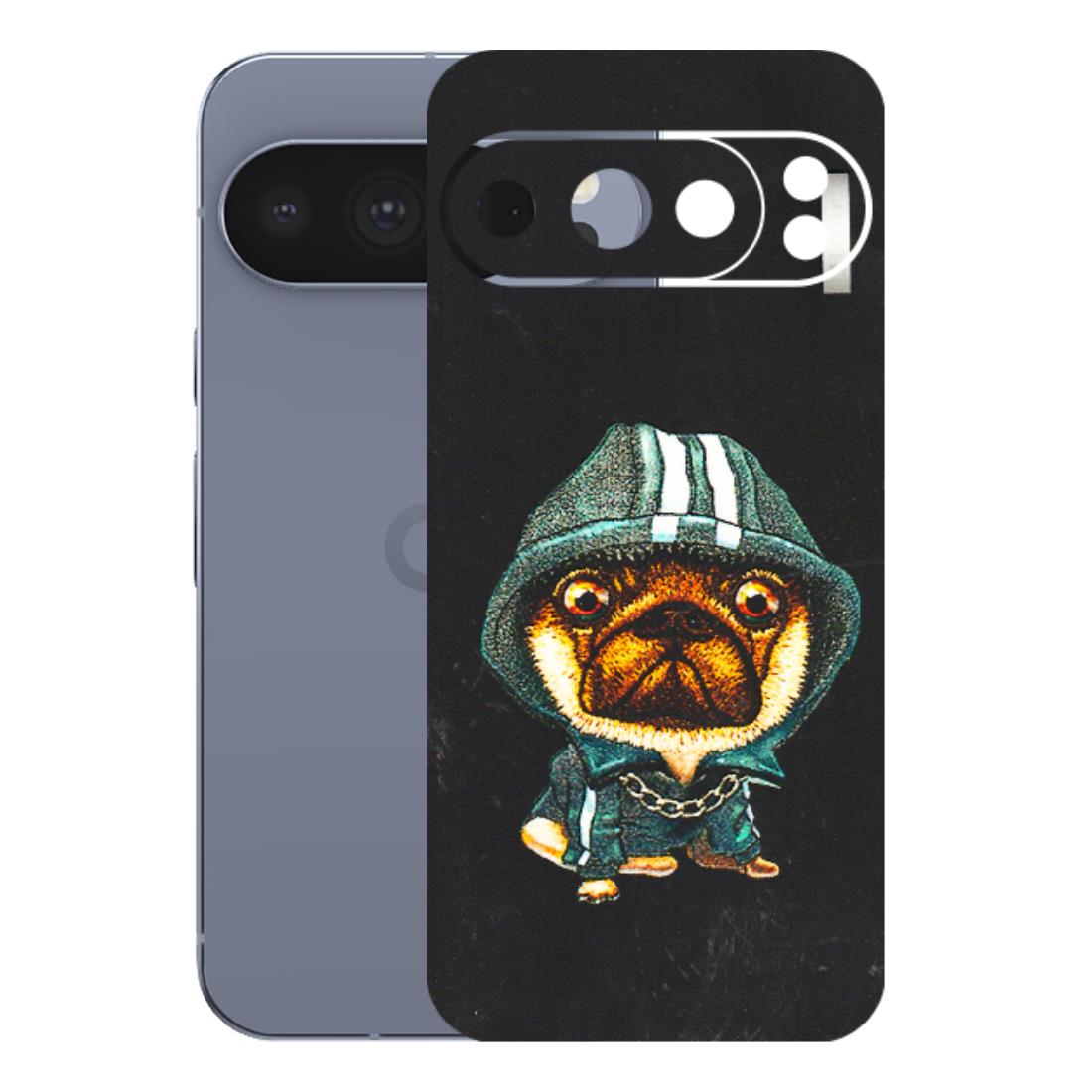 Google Pixel Phone Skins (All Models) - Puppy N Hoodie - 3D Embossed Finish (L-90) Google Pixel 10 Pro