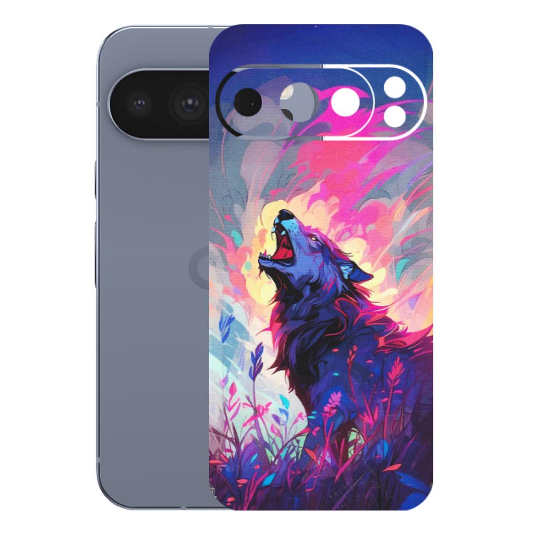 Google Pixel Phone Skins (All Models) - New Wild Wolf Abstract - Matte Finish (M-125) Google Pixel 10 Pro