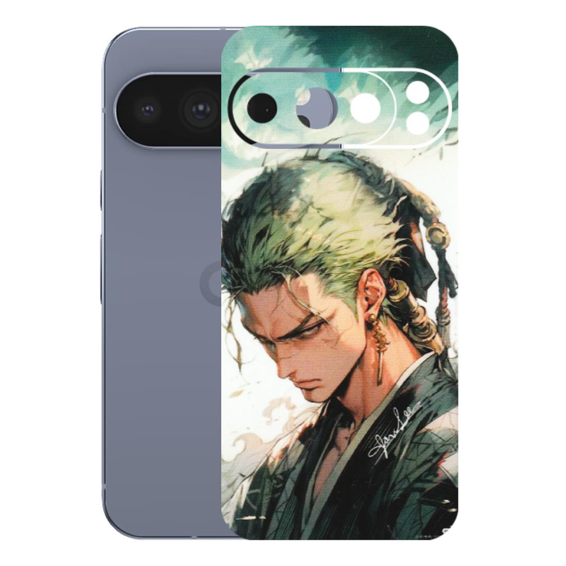 Google Pixel Phone Skins (All Models) - New Roronoa Zoro One Picece Anime - Matte Finish (M-140) Google Pixel 10 Pro