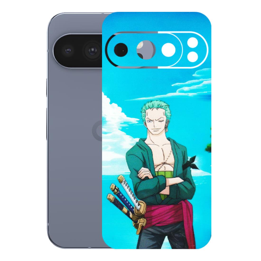 Google Pixel Phone Skins (All Models) - Cool Swordman Zoro Anime - Matte Finish (M-143) Google Pixel 10 Pro