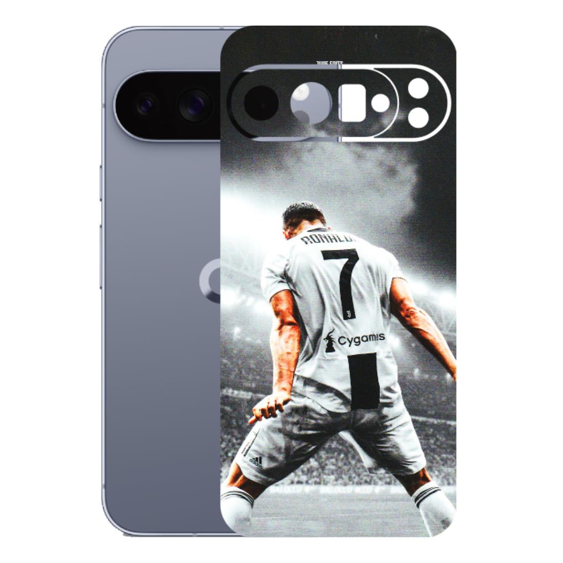 Google Pixel Phone Skins (All Models) - Ronaldo CR7 Crazy - 3D Embossed Finish (L-44) Google Pixel 10 Pro XL