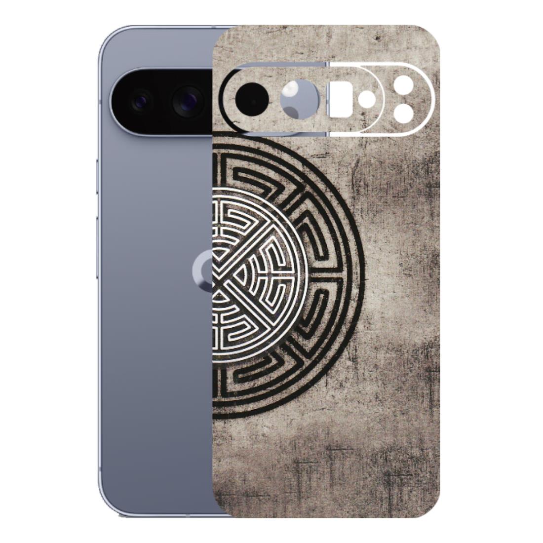 Google Pixel Phone Skins (All Models) - Mysterious Circular Design - 3D Embossed Finish (L-63) Google Pixel 10 Pro XL