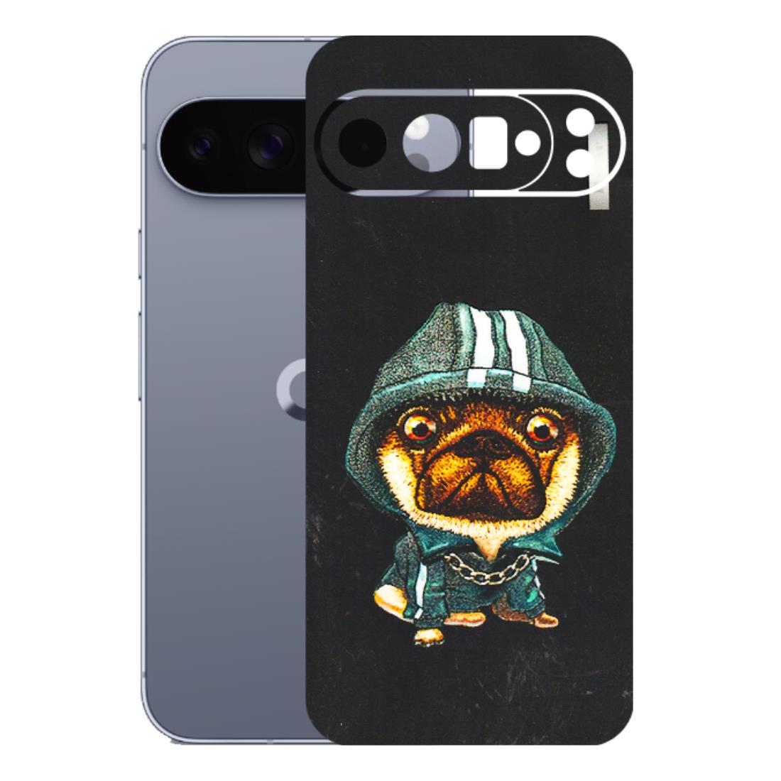Google Pixel Phone Skins (All Models) - Puppy N Hoodie - 3D Embossed Finish (L-90) Google Pixel 10 Pro XL