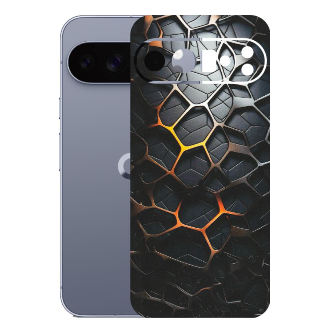 Google Pixel Phone Skins (All Models) - New Abstract Graphite Tiles - Matte Finish (M-130) Google Pixel 10 Pro XL