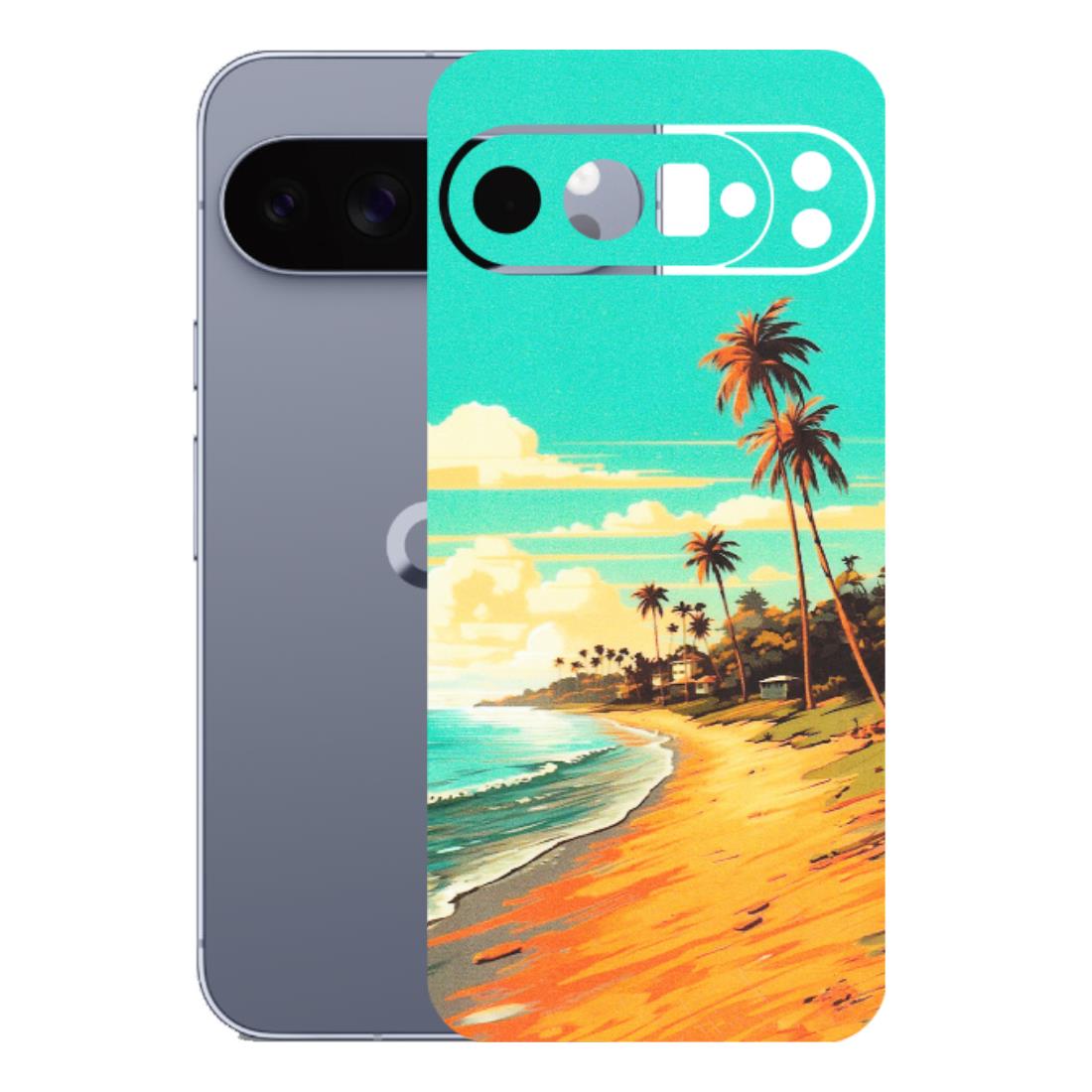 Google Pixel Phone Skins (All Models) - Miami Beach - Matte Finish (M-136) Google Pixel 10 Pro XL
