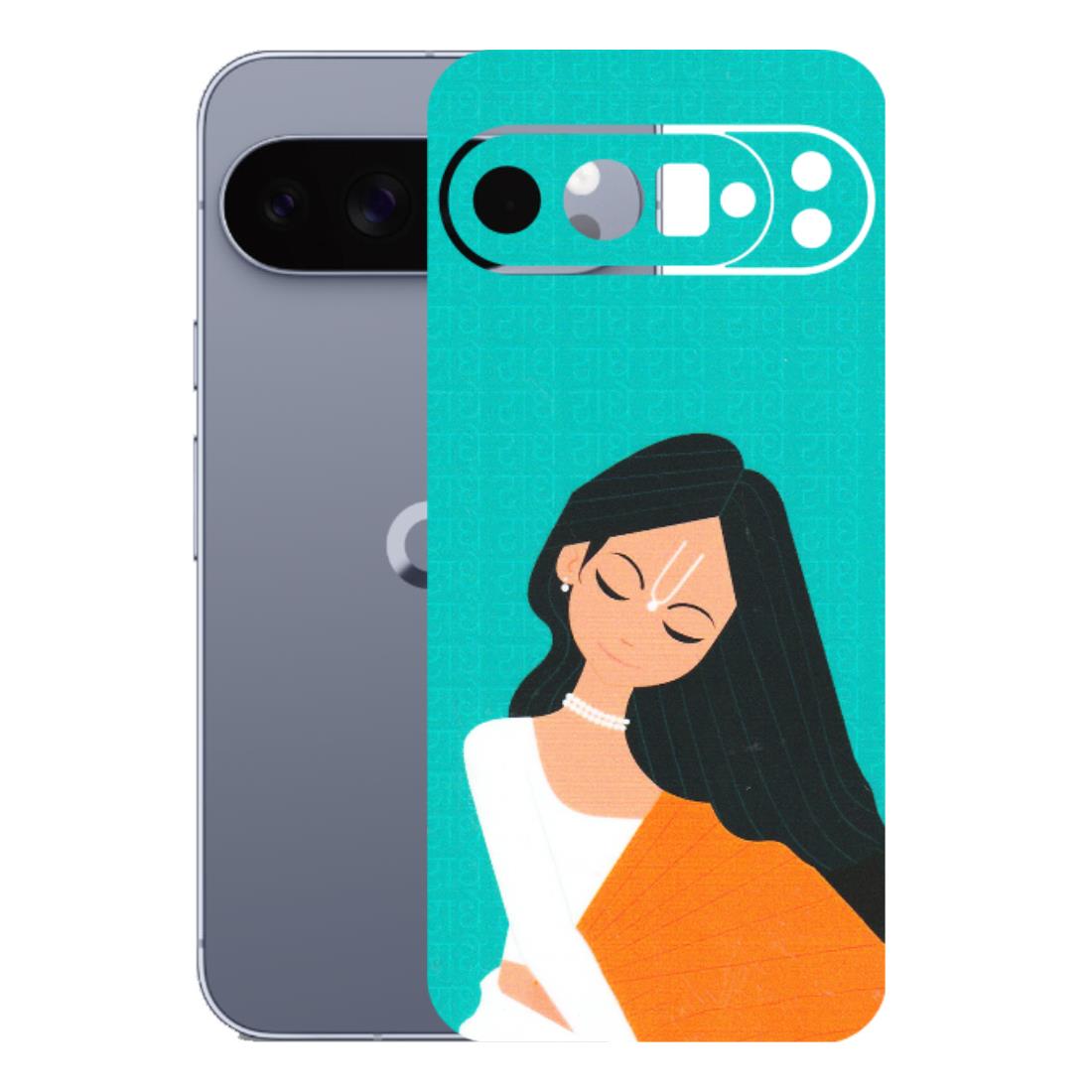 Google Pixel Phone Skins (All Models) - Radhe Radhe With Hindu Symbol - Matte Finish (M-164) Google Pixel 10 Pro XL