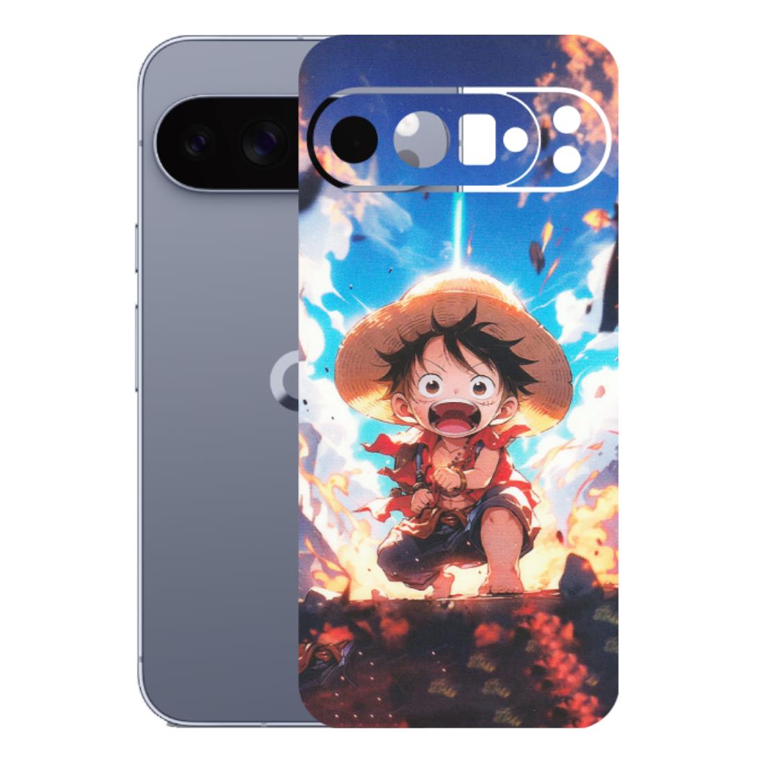 Google Pixel Phone Skins (All Models) - Toon One Piece Cute Character - Matte Finish (M-35) Google Pixel 10 Pro XL