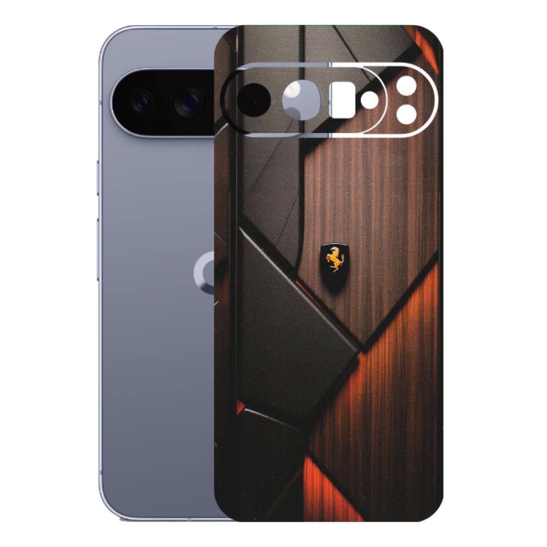 Google Pixel Phone Skins (All Models) - Lambo Beauty Wood Pattern Sober - Matte Finish (M-51) Google Pixel 10 Pro XL