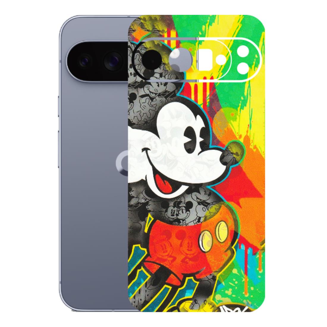 Google Pixel Phone Skins (All Models) - Multiple Mickey With Colourful Texture - Matte Finish (M-84) Google Pixel 10 Pro XL