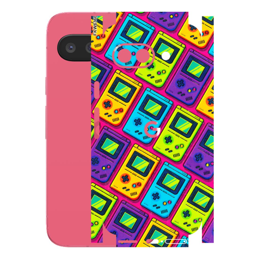 Google Pixel Phone Skins (All Models) - Gameboy Colourful - 3D Embossed Finish (L-266) Google Pixel 9A