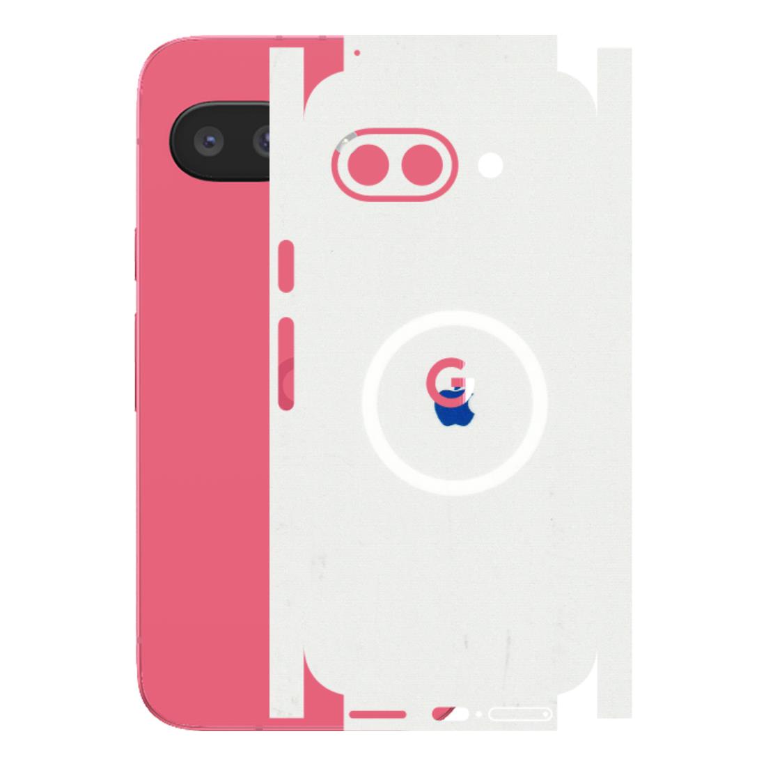 Google Pixel Phone Skins (All Models) - iPhone Magsafe Logo - 3D Embossed Finish (L-320) Google Pixel 9A