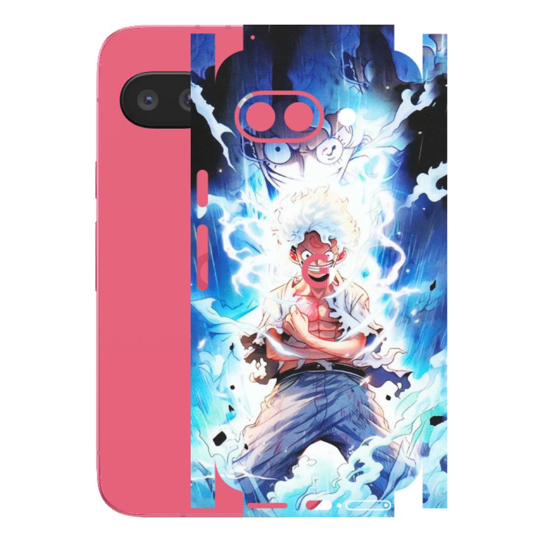 Google Pixel Phone Skins (All Models) - Blue Thunder Luffy Anime - Matte Finish (M-132) Google Pixel 9A
