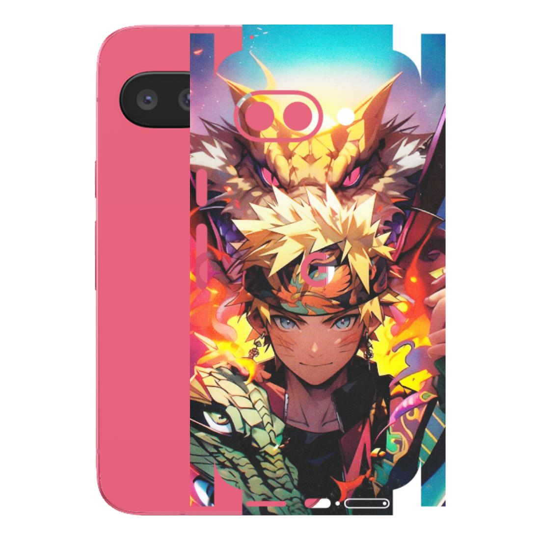 Google Pixel Phone Skins (All Models) - Angry Naruto Anime - Matte Finish (M-148) Google Pixel 9A