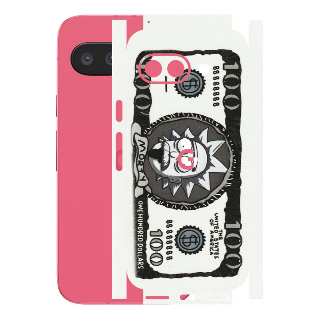Google Pixel Phone Skins (All Models) - Rick And Morty Hundred Dollar Anime - Matte Finish (M-161) Google Pixel 9A